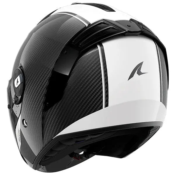 Shark RS Jet Carbon Open Face Helmet Blank Carbon / Black / White FREE 1 YEAR Returns, FREE UK Delivery | ThrottleChimp