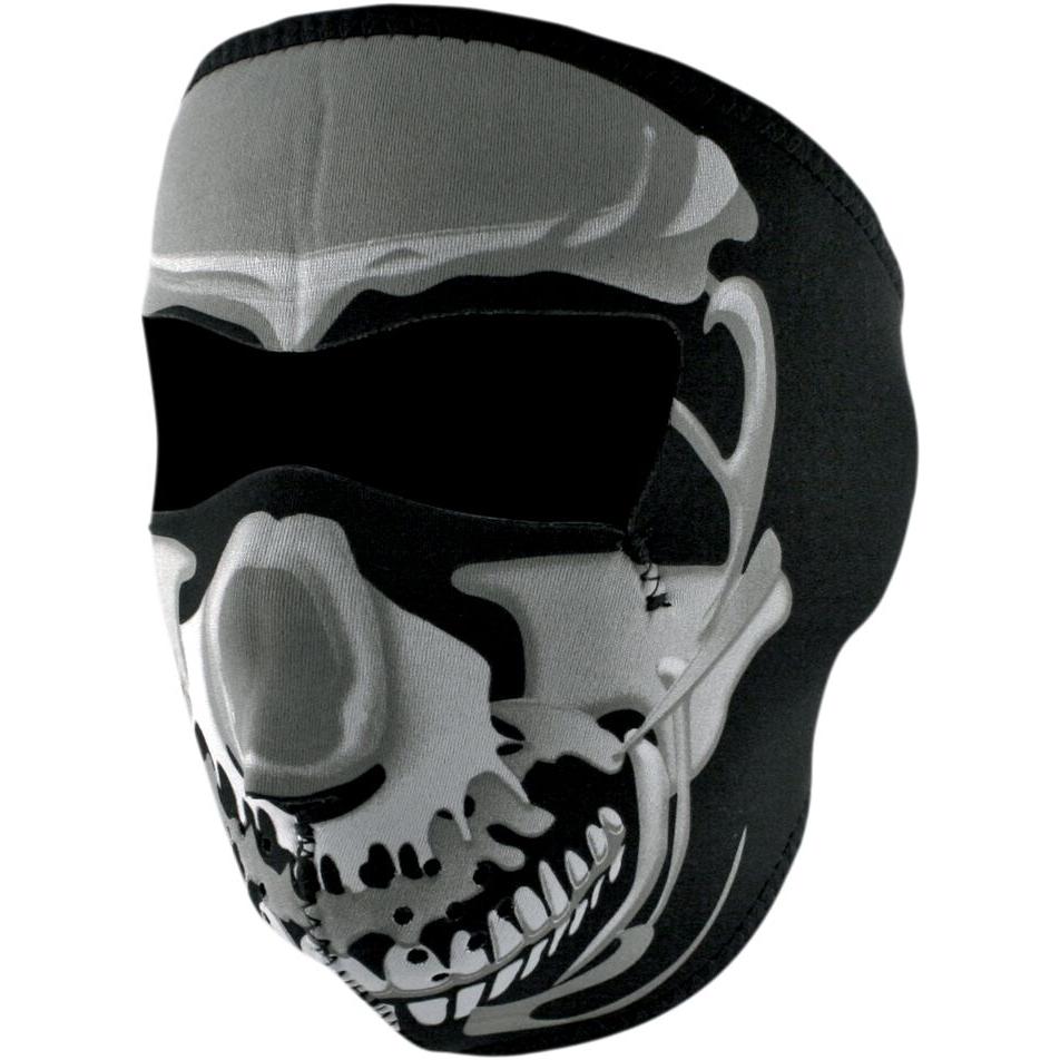 ZAN Neoprene Chrome Full-Face Mask Black / Grey