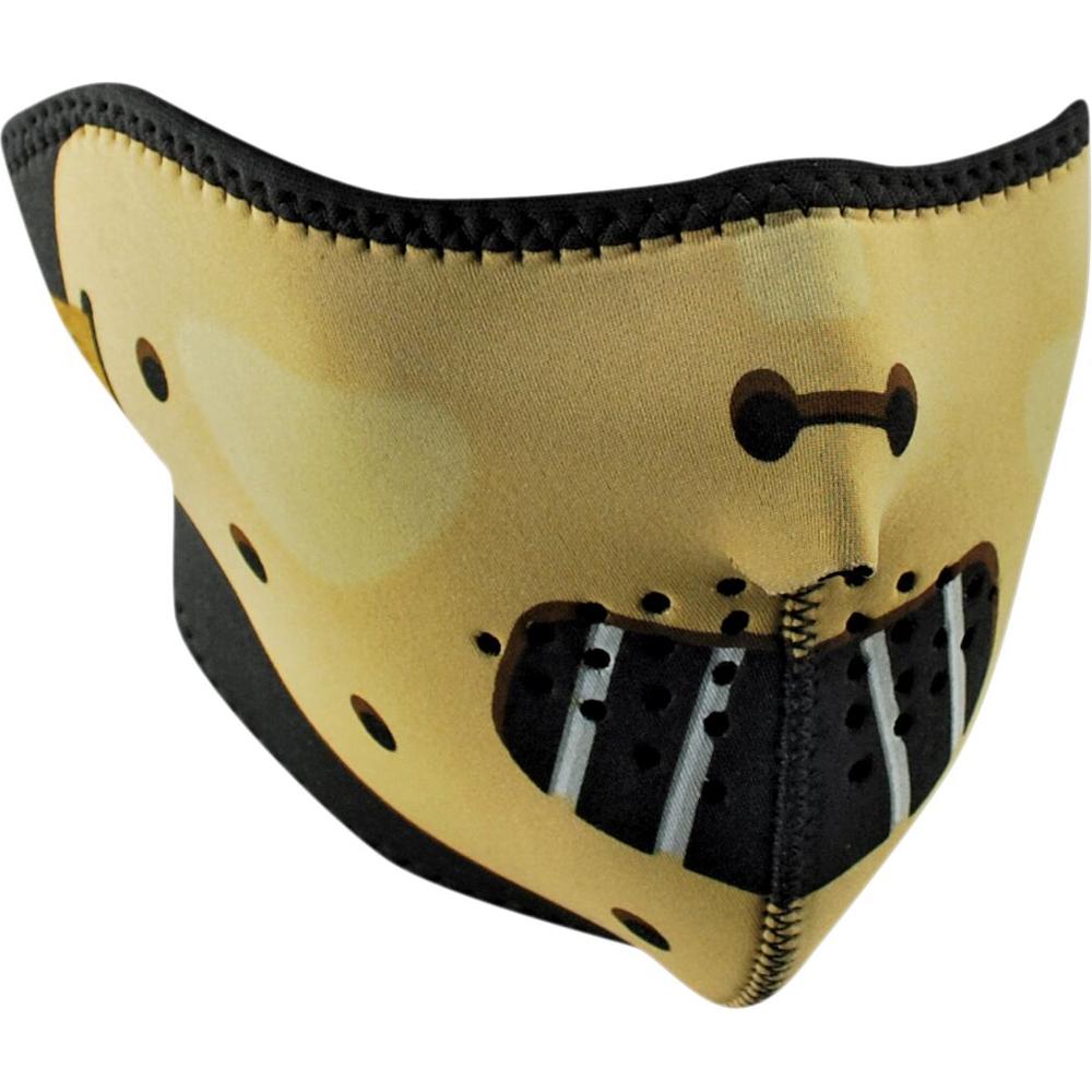 ZAN Neoprene Hannibal Half Mask Black / Tan