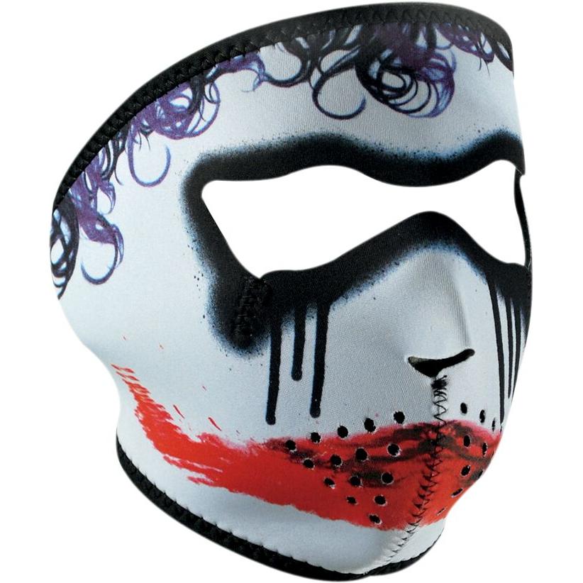 ZAN Neoprene Trickster Full-Face Mask Black / Red / White