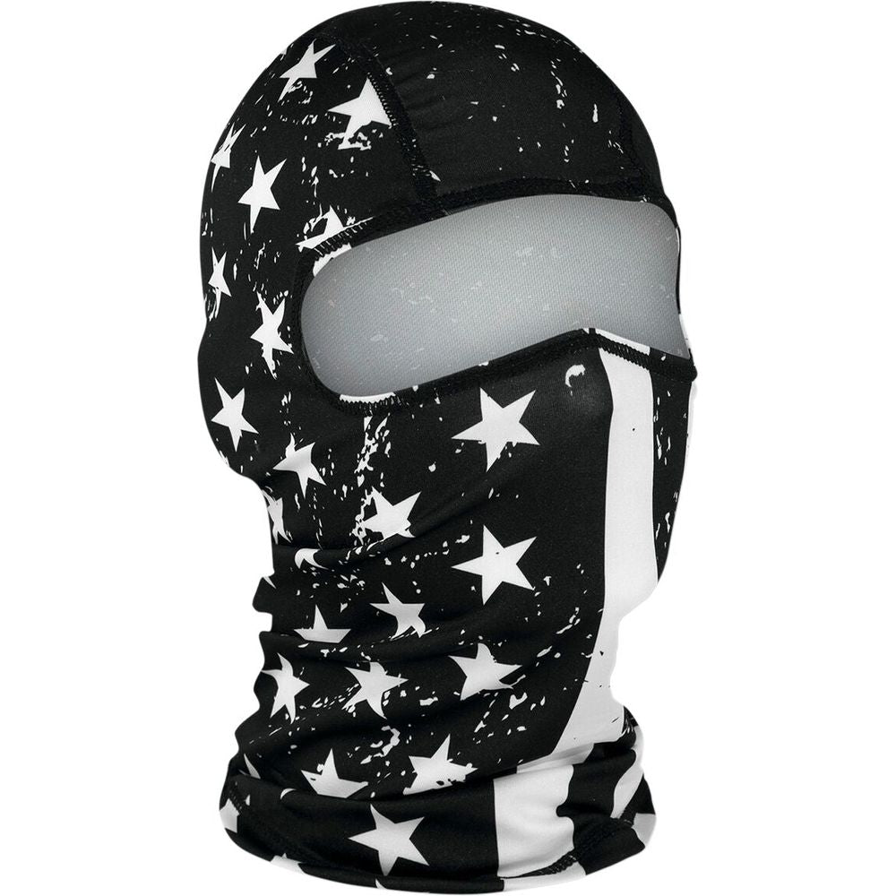 ZAN Flag Balaclava Black / White