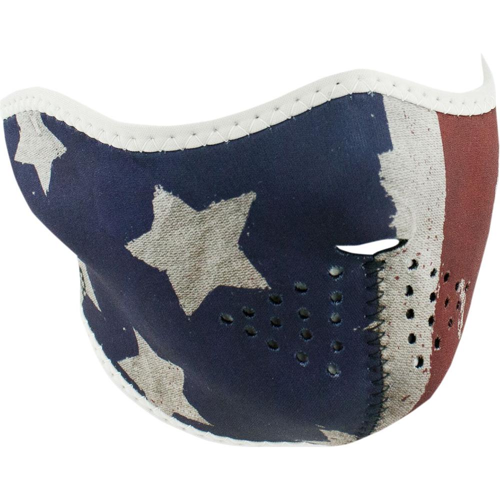 ZAN Neoprene Patriot Half Mask Blue / Red / White