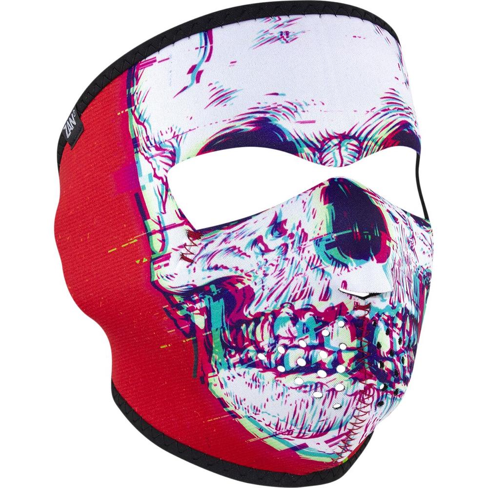 ZAN Neoprene Full-Face Mask Glitch Skull