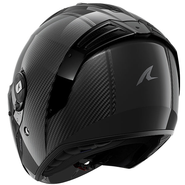 Shark RS Jet Carbon Open Face Helmet Blank Black / Carbon (Image 3) - ThrottleChimp