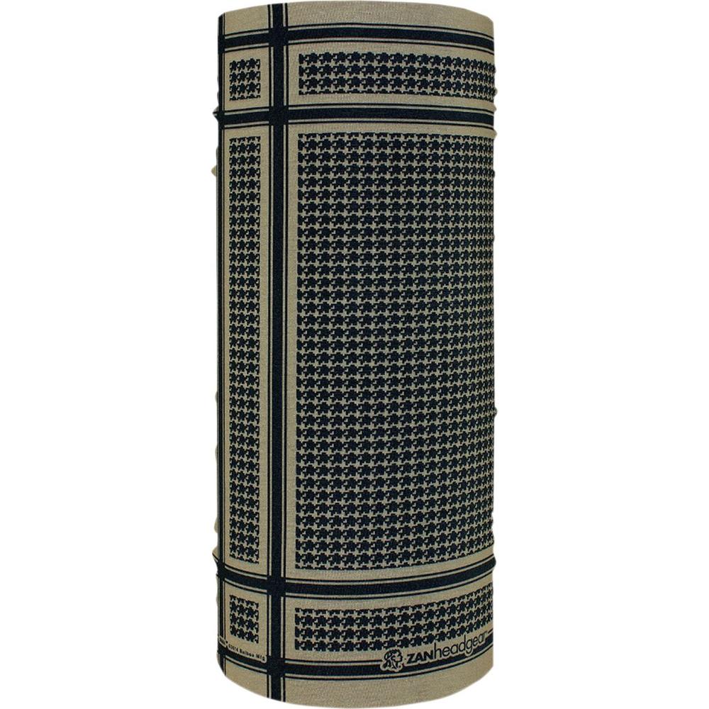 ZAN Houndstooth Motley Tube Black / Tan FREE 1 YEAR Returns, FREE UK Delivery | ThrottleChimp