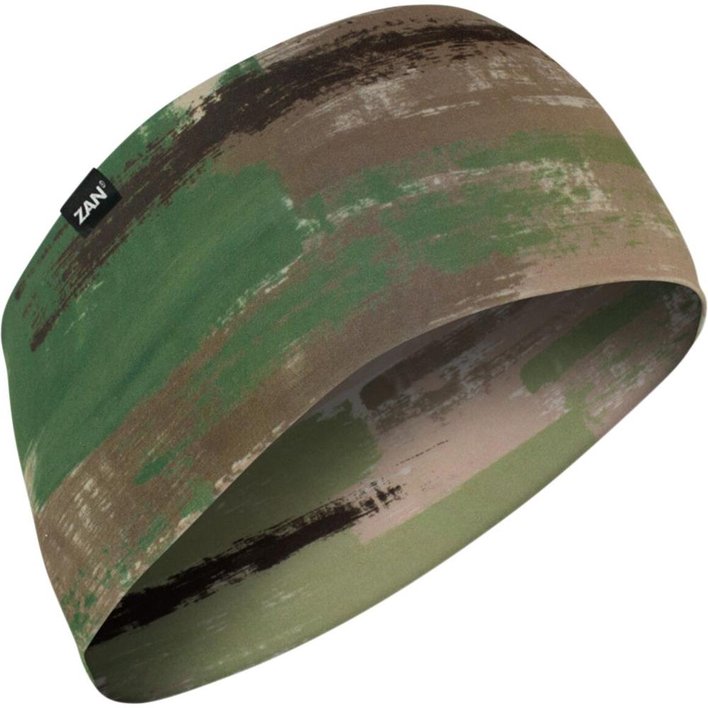 ZAN SportFlex Brush Camo Headband Brown / Green / Tan