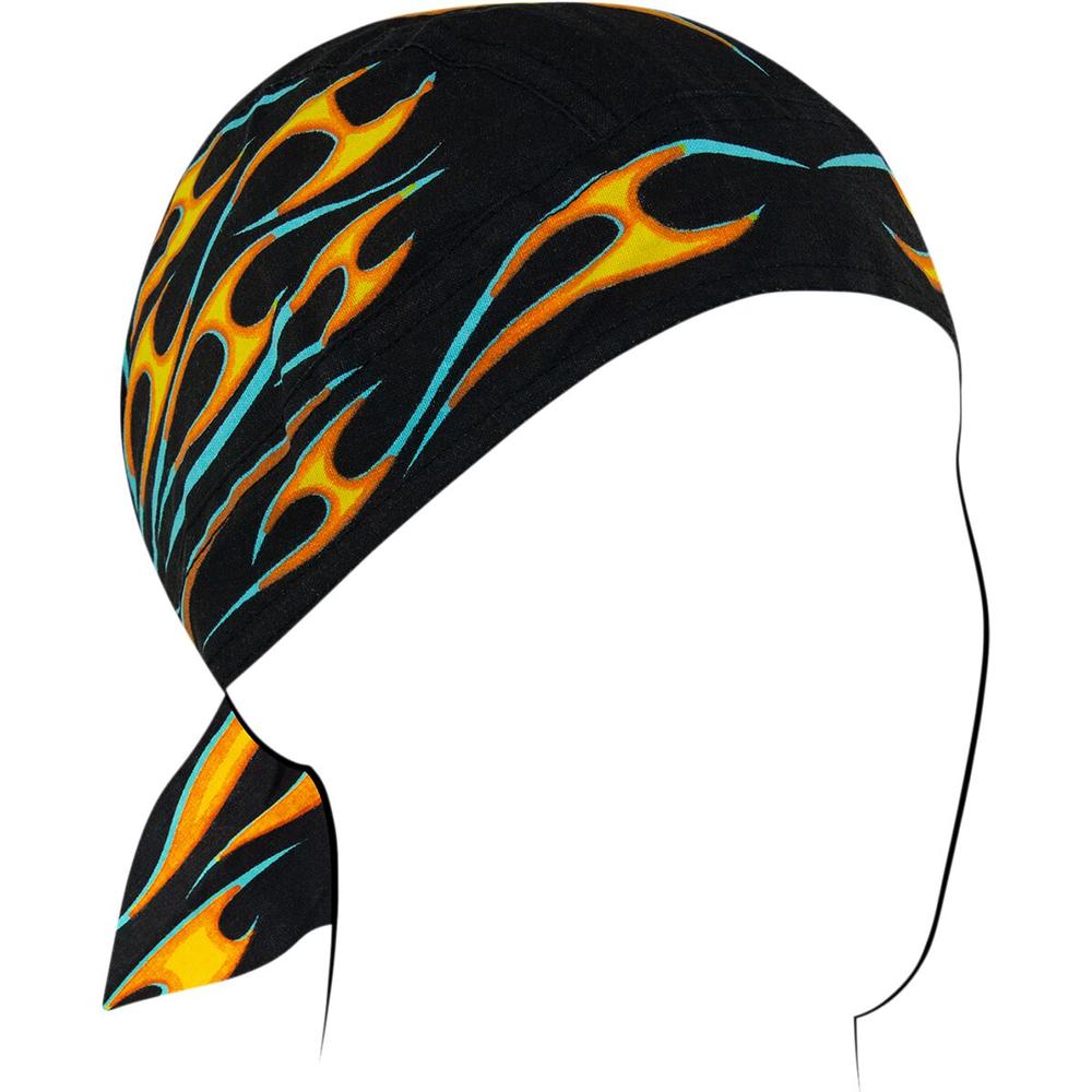 ZAN Flydanna Headwrap Aqua / Black / Yellow