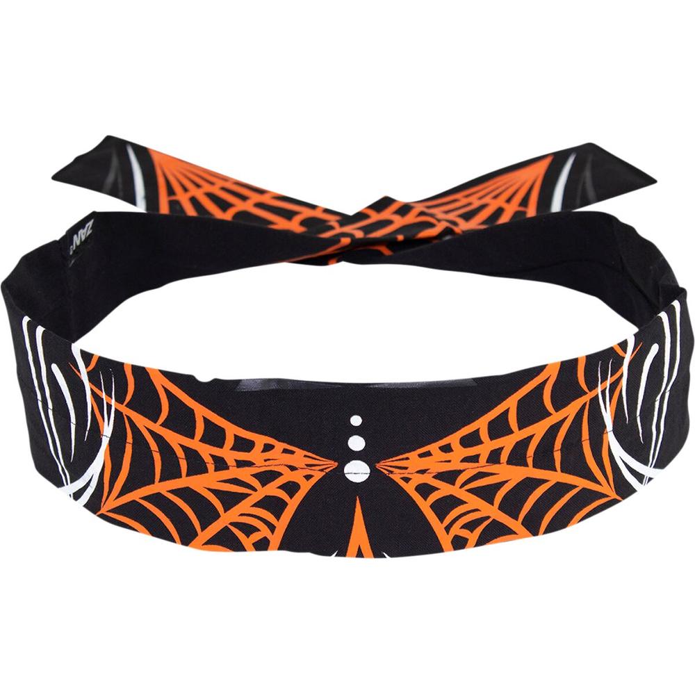 ZAN Pinstripe Web Cooldanna Black / Orange / White