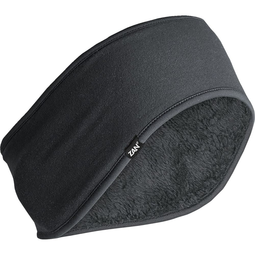 ZAN Ear Warmer SportFlex High Pile Headband Black