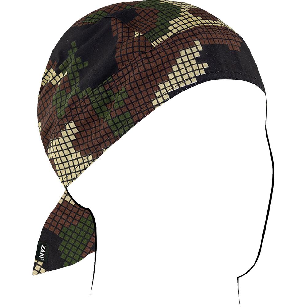 ZAN Flydanna Cotton Headwrap Digi Woodland Camo