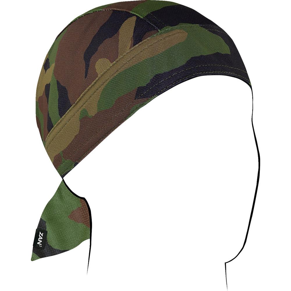 ZAN Flydanna Micro-Mesh Polyester Headwrap Woodland Camouflage