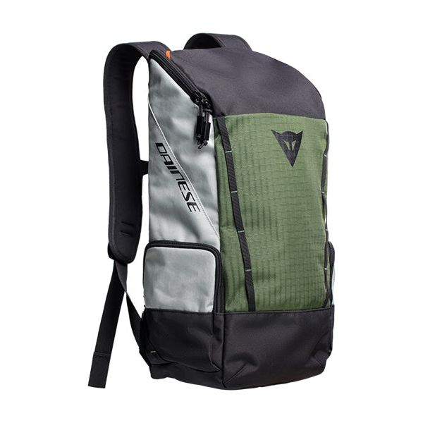 Dainese Explorer D-Clutch Backpack Green / Black / Silver FREE 1 YEAR Returns, FREE UK Delivery | ThrottleChimp