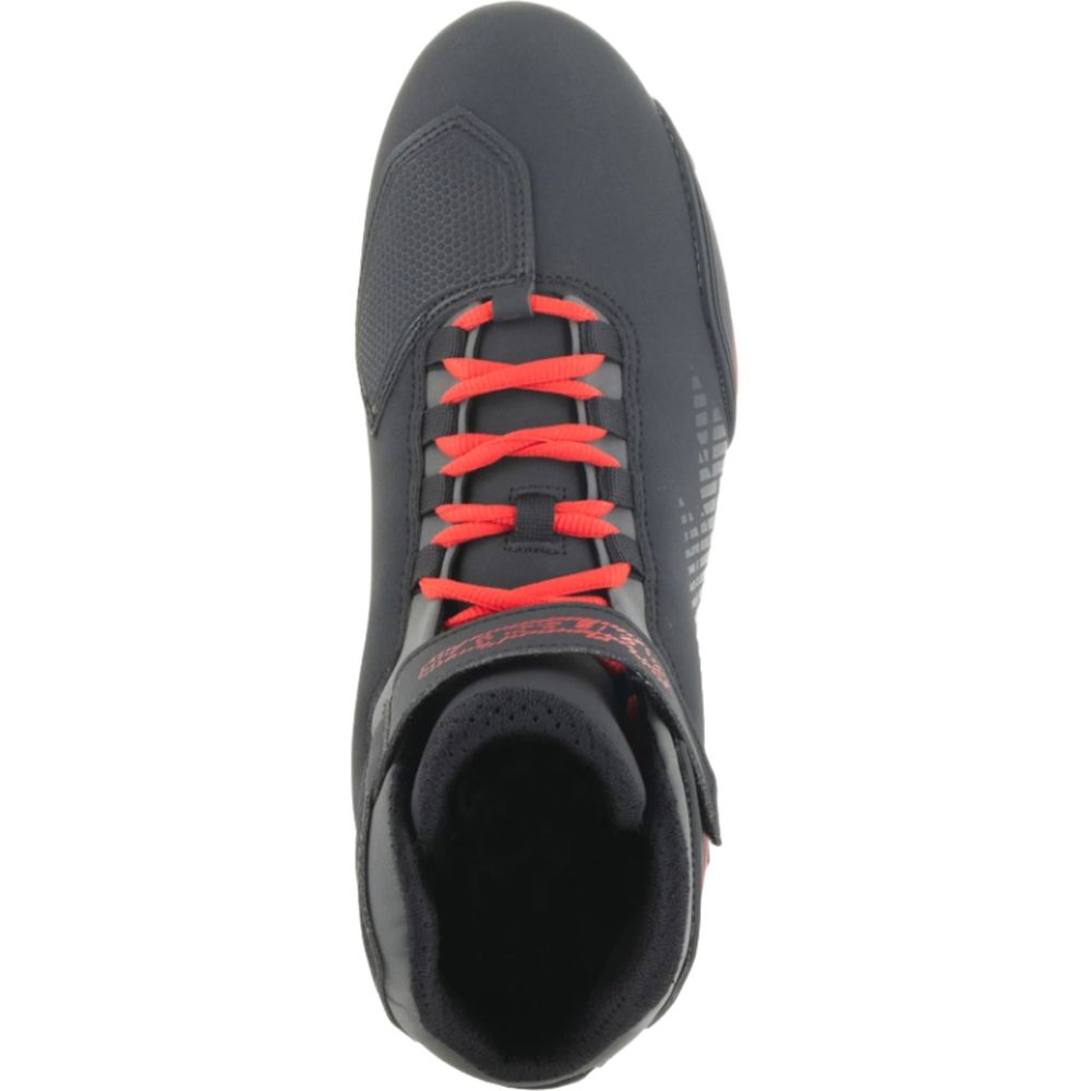 Alpinestars Sektor Riding Shoes Black / Bright Red FREE 1 YEAR Returns, FREE UK Delivery | ThrottleChimp