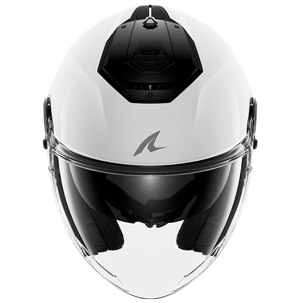 Shark RS Jet Open Face Helmet Blank White FREE 1 YEAR Returns, FREE UK Delivery | ThrottleChimp