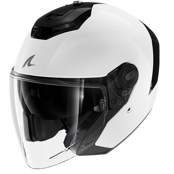 Shark RS Jet Open Face Helmet Blank White FREE 1 YEAR Returns, FREE UK Delivery | ThrottleChimp