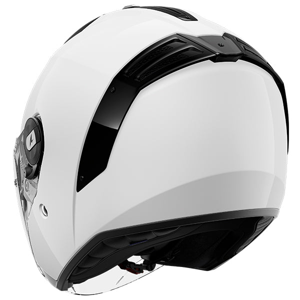 Shark RS Jet Open Face Helmet Blank White (Image 3) - ThrottleChimp