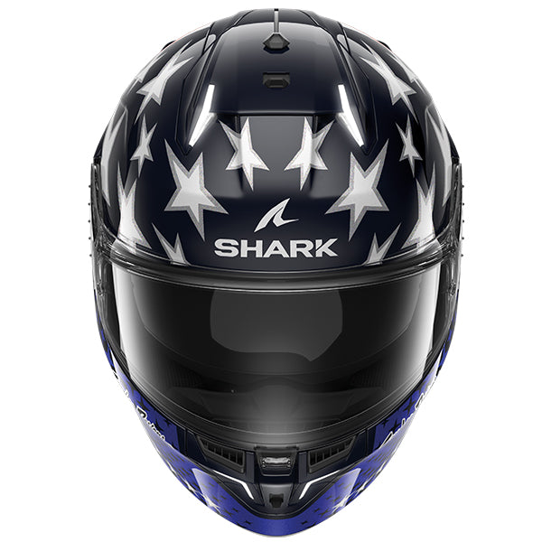 Shark x Troy Lee Designs Skwal i3 Full Face Helmet US Flag Blue / Red / White FREE 1 YEAR Returns, FREE UK Delivery | ThrottleChimp