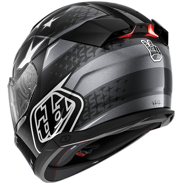 Shark x Troy Lee Designs Skwal i3 Full Face Helmet US Flag Black / Anthracite (Image 3) - ThrottleChimp