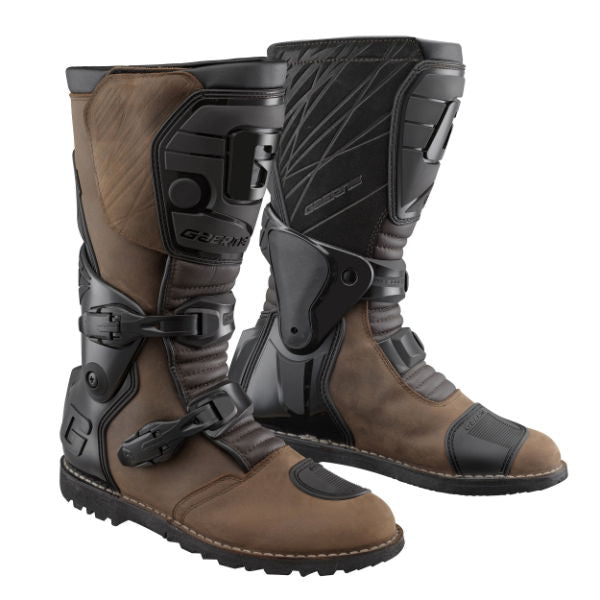 Gaerne Dakar Gore-Tex Adventure Boots Brown FREE 1 YEAR Returns, FREE UK Delivery | ThrottleChimp