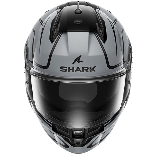 Shark x Troy Lee Designs D-Skwal 3 Full Face Helmet Drone Silver / Black (Image 2) - ThrottleChimp