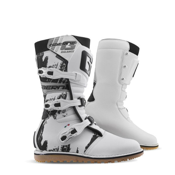 Gaerne Balance XTR Trials Boots White FREE 1 YEAR Returns, FREE UK Delivery | ThrottleChimp