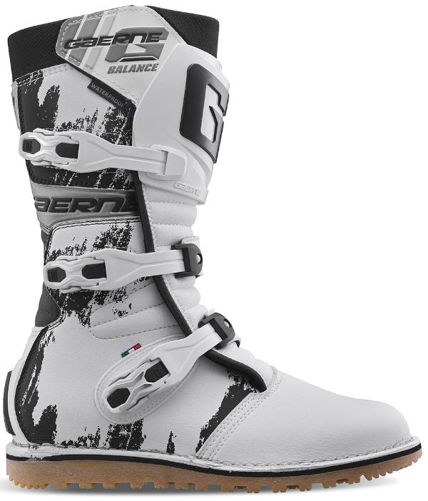 Gaerne Balance XTR Kids Trials Boots White FREE 1 YEAR Returns, FREE UK Delivery | ThrottleChimp