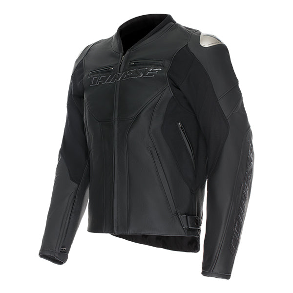 Dainese Racing 5 Leather Jacket Black FREE 1 YEAR Returns, FREE UK Delivery | ThrottleChimp