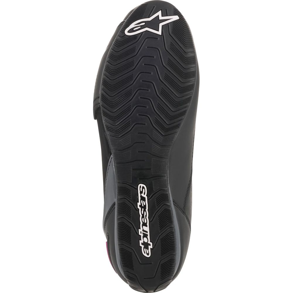 Alpinestars Stella Faster 3 Drystar Ladies Shoes Black / Dark Grey / Fuchsia (Image 2) - ThrottleChimp