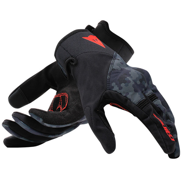 Dainese Intrepyd Textile Gloves Black / Grey Camo FREE 1 YEAR Returns, FREE UK Delivery | ThrottleChimp