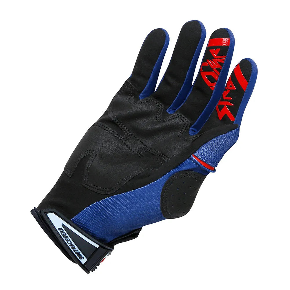 Shot Contact Claw Gloves Blue / Red (Image 2) - ThrottleChimp