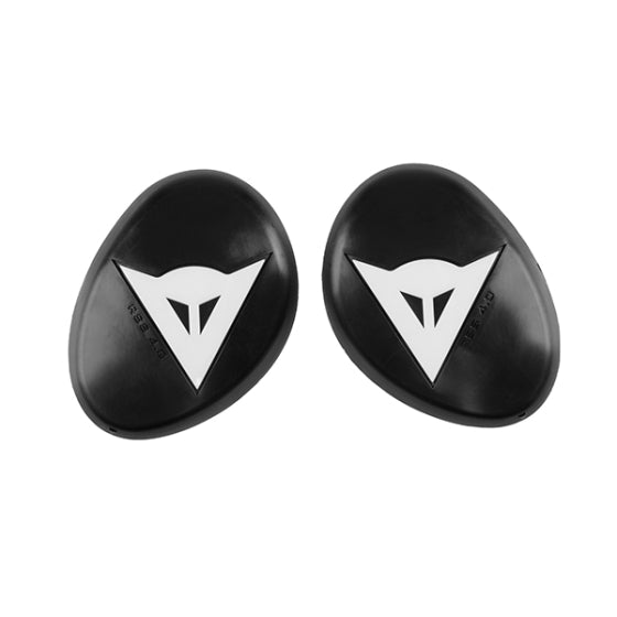 Dainese RSS 4.0 HDC Knee Sliders Black / White FREE 1 YEAR Returns, FREE UK Delivery | ThrottleChimp