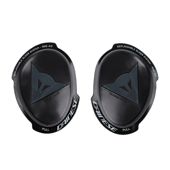 Dainese RSS 4 Knee Slider Full Kit Black FREE 1 YEAR Returns, FREE UK Delivery | ThrottleChimp