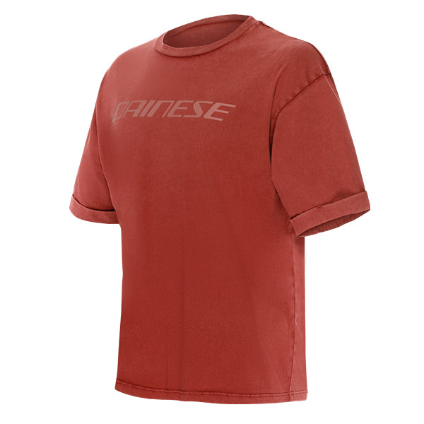 Dainese Sfumata T-Shirt Red Pear FREE 1 YEAR Returns, FREE UK Delivery | ThrottleChimp