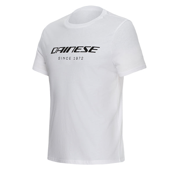 Dainese Essence Wordmark T-Shirt White FREE 1 YEAR Returns, FREE UK Delivery | ThrottleChimp