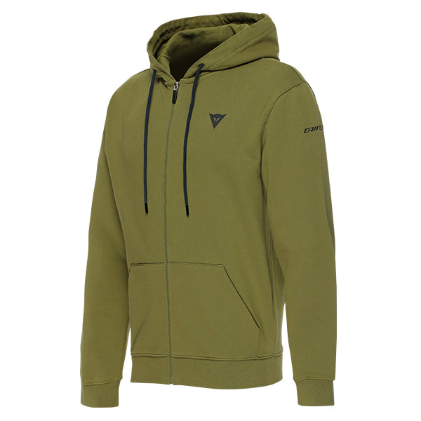 Dainese Speed Demon Full Zip Casual Hoodie Olive Branch FREE 1 YEAR Returns, FREE UK Delivery | ThrottleChimp