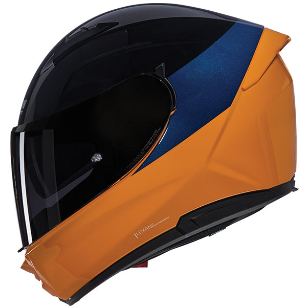 Nolan N60-6 Vern Speciale Full Face Helmet Orange / Black / Blue FREE 1 YEAR Returns, FREE UK Delivery | ThrottleChimp