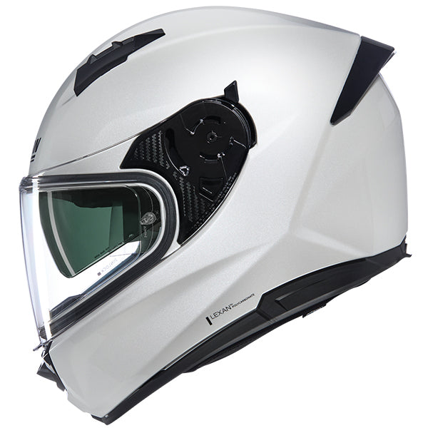 Nolan N60-6 Classico Nobile Full Face Helmet Pearl White FREE 1 YEAR Returns, FREE UK Delivery | ThrottleChimp