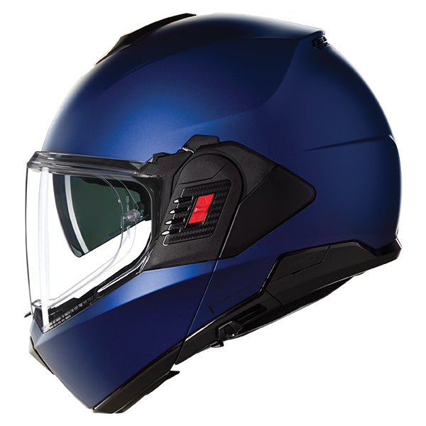 Nolan N120-1 Classico Nobile Modular Flip-Up Helmet Matt Blue FREE 1 YEAR Returns, FREE UK Delivery | ThrottleChimp