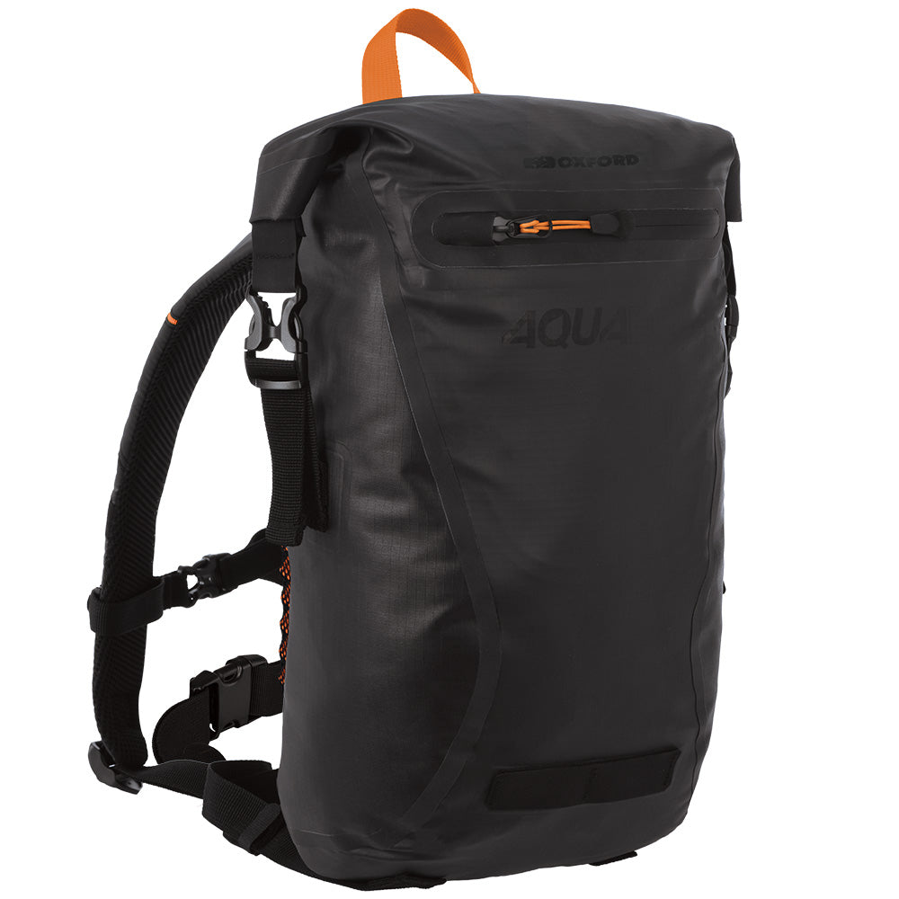 Oxford Aqua Evo Backpack Black - 22 Litres - ThrottleChimp