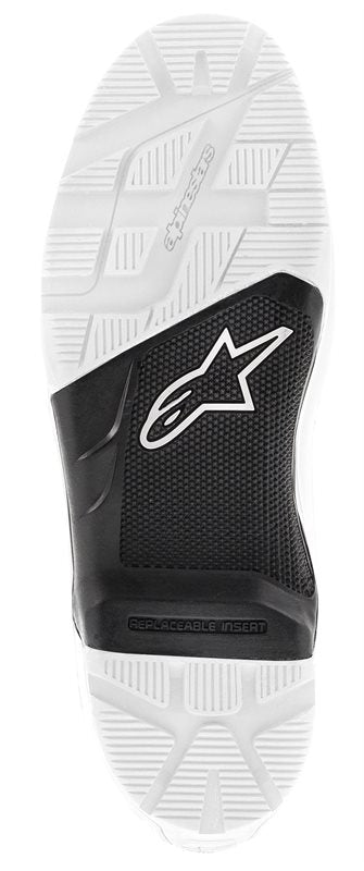 Alpinestars Sole For Tech 7 / 3 Enduro Black / White FREE 1 YEAR Returns, FREE UK Delivery | ThrottleChimp