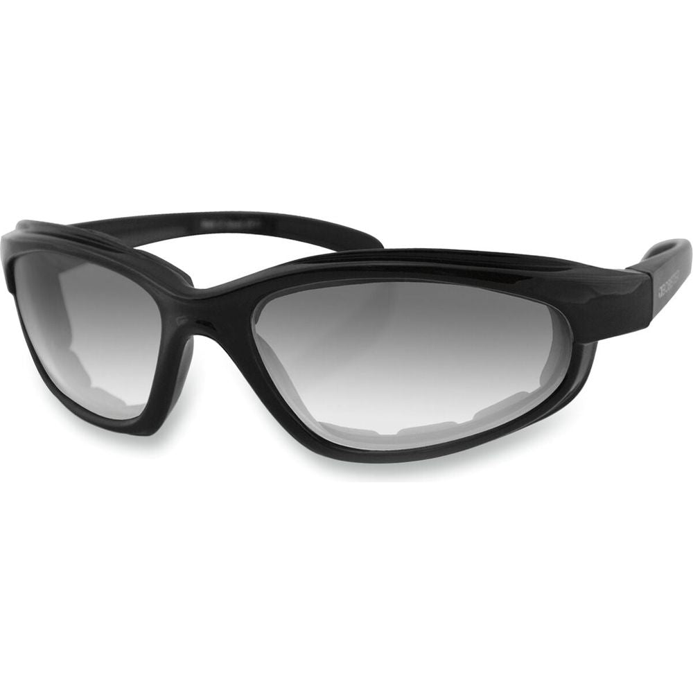 Bobster Fat Boy Adventure Sunglasses Black With Photochromic Clear Lenses