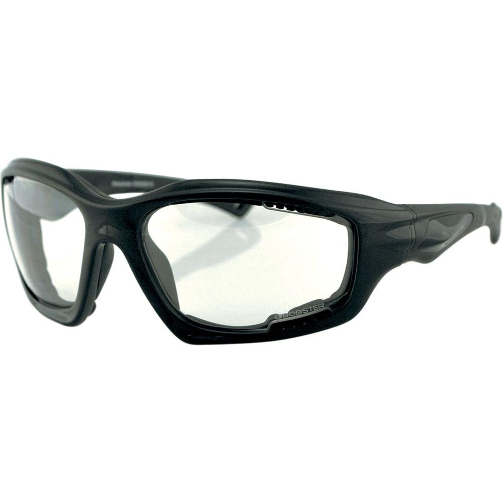 Bobster Desperado Street Sunglasses Black With Clear Lenses