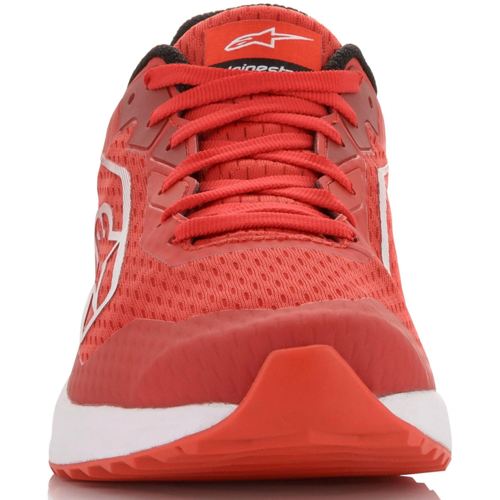 Alpinestars Meta Road Shoes Red / White FREE 1 YEAR Returns, FREE UK Delivery | ThrottleChimp