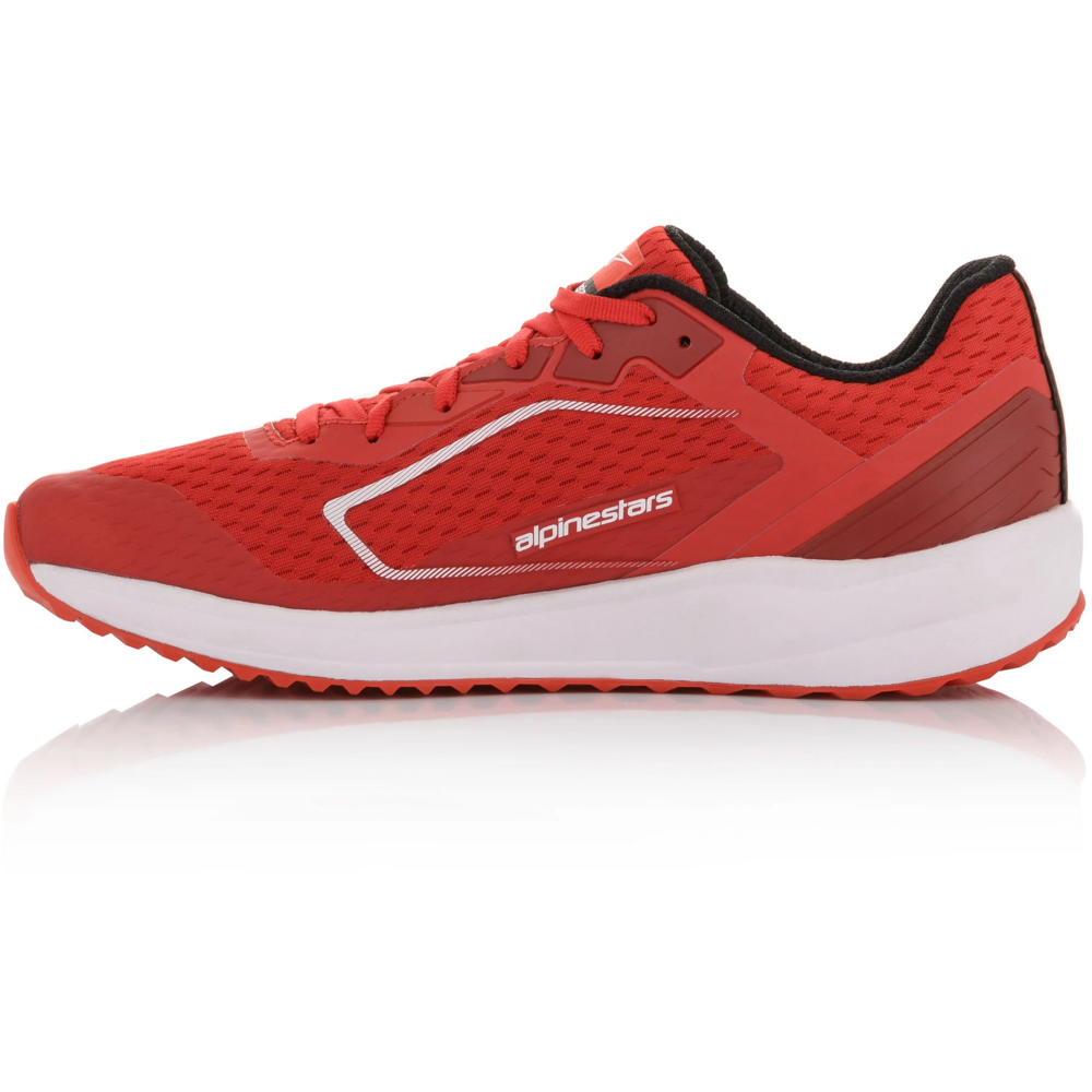 Alpinestars Meta Road Shoes Red / White (Image 3) - ThrottleChimp