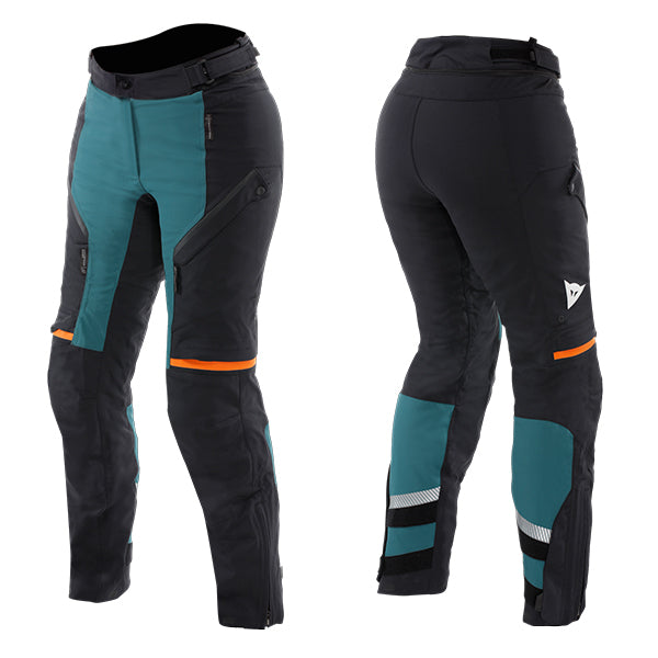 Dainese Mangen Absolute Shell Pro Ladies Textile Trouser Dark Sea / Black FREE 1 YEAR Returns, FREE UK Delivery | ThrottleChimp