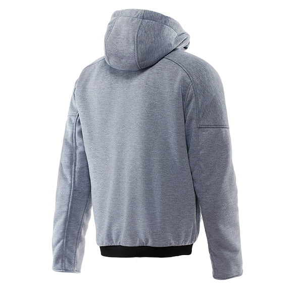 Dainese Bovisa Safety Ziper Hoodie Grey / Melange / Black FREE 1 YEAR Returns, FREE UK Delivery | ThrottleChimp