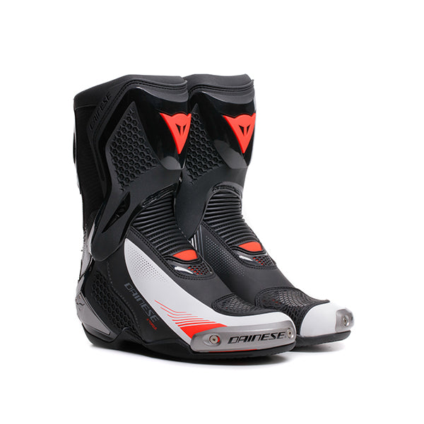 Dainese Torque 4 Ladies Boots Black / White / Fluo Red FREE 1 YEAR Returns, FREE UK Delivery | ThrottleChimp