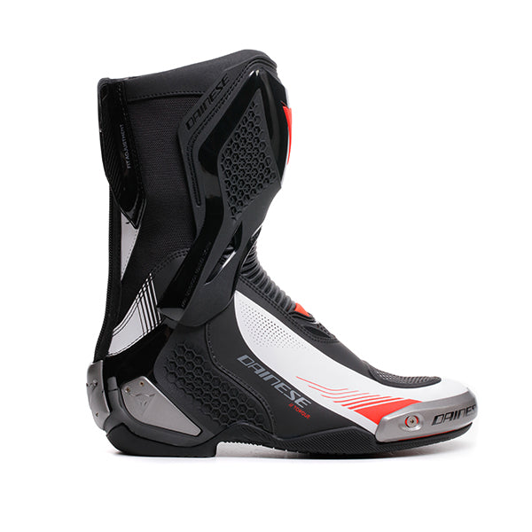 Dainese Torque 4 Ladies Boots Black / White / Fluo Red FREE 1 YEAR Returns, FREE UK Delivery | ThrottleChimp