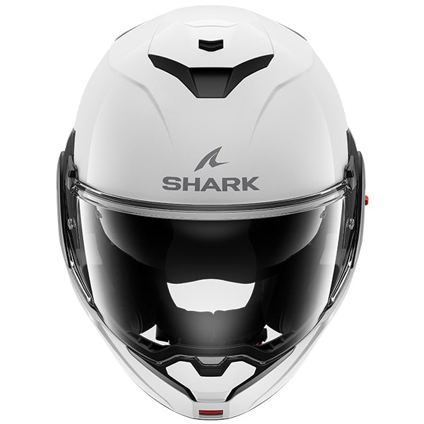 Shark OXO Flip Up Helmet Blank White FREE 1 YEAR Returns, FREE UK Delivery | ThrottleChimp