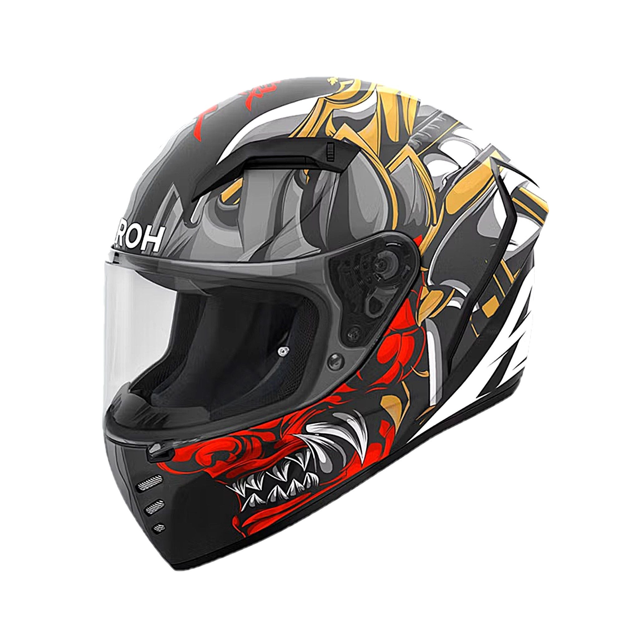 Airoh Connor Full Face Helmet Matt Samurai FREE 1 YEAR Returns, FREE UK Delivery | ThrottleChimp